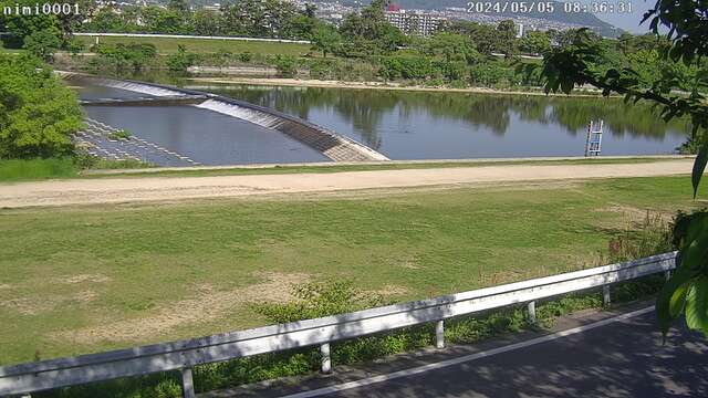 兵庫県の河川ライブカメラ｢武庫川 尼崎市武庫豊町｣のライブ画像